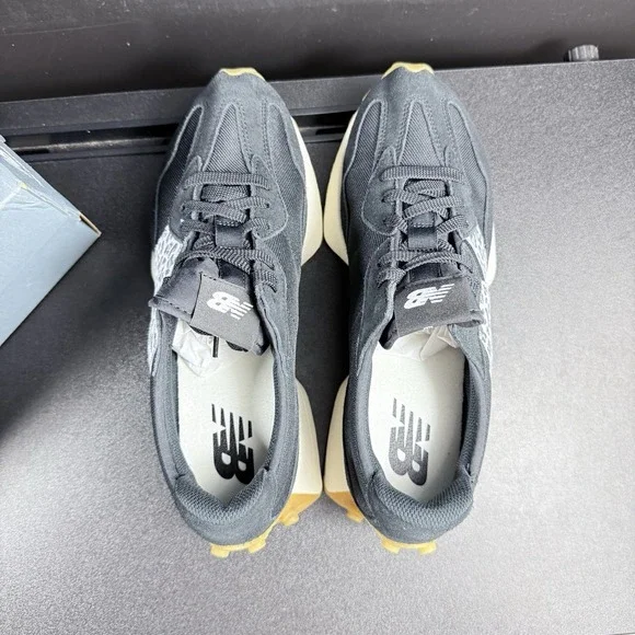 New Balance 327 Black Gum Leopard Cheetah Womens 11.5 Sneaker Animal Print Shoes - Picture 11 of 16